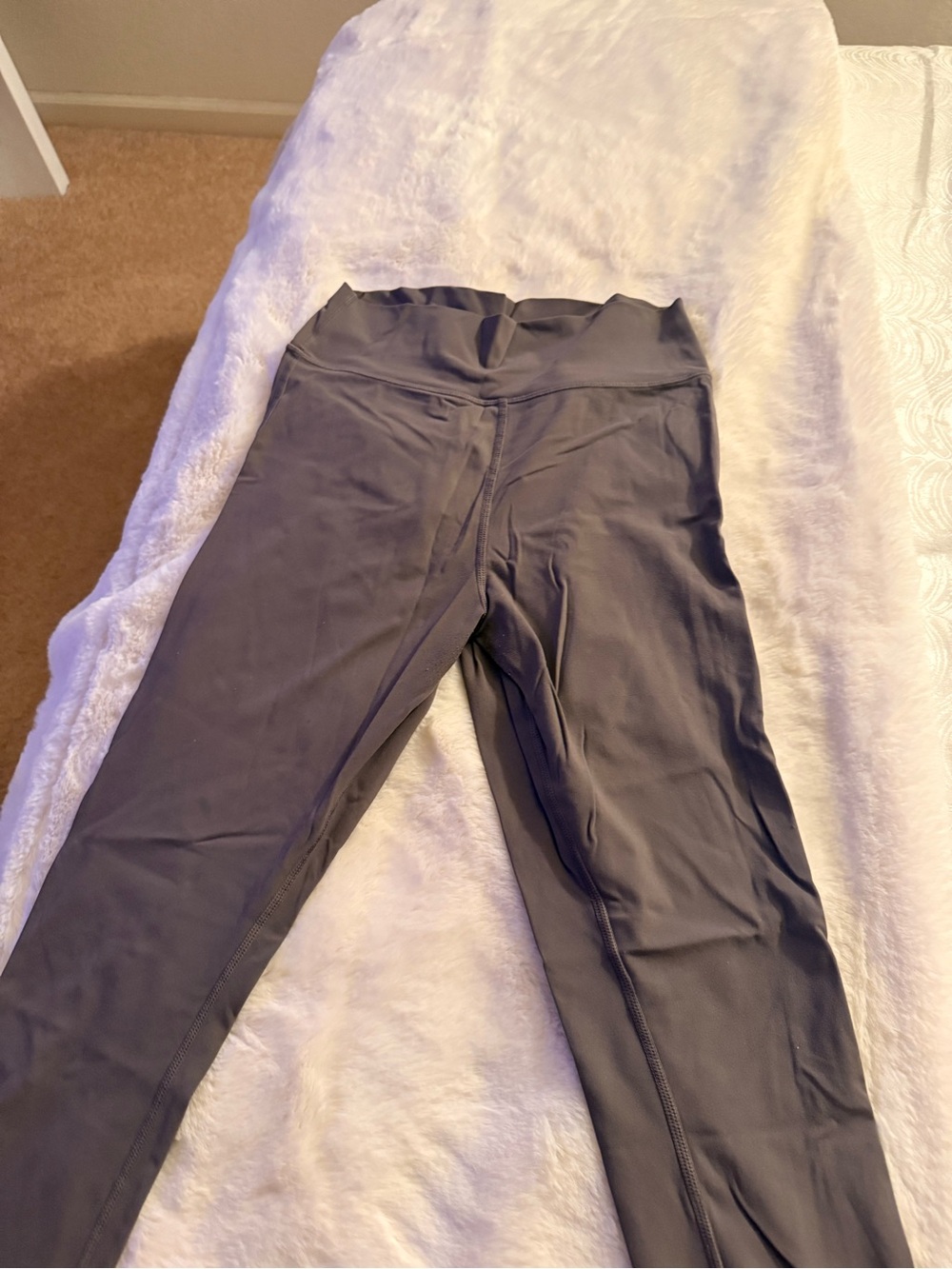 Meshki Gray High-Waisted Leggings